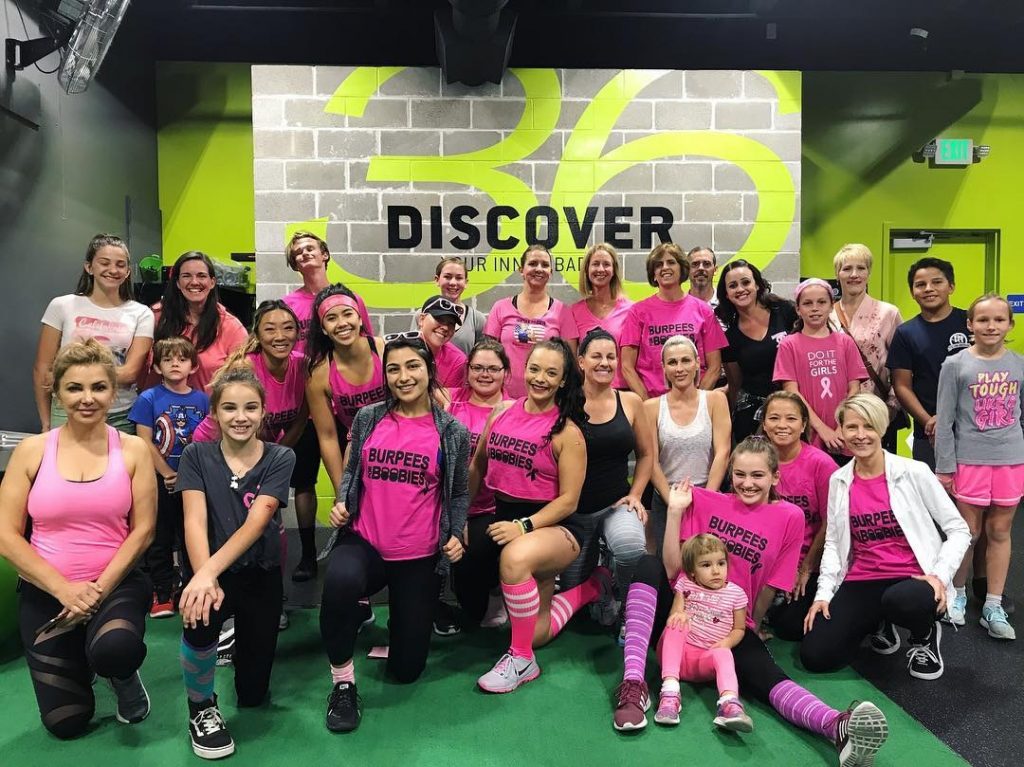 Burpees for Boobies Participants