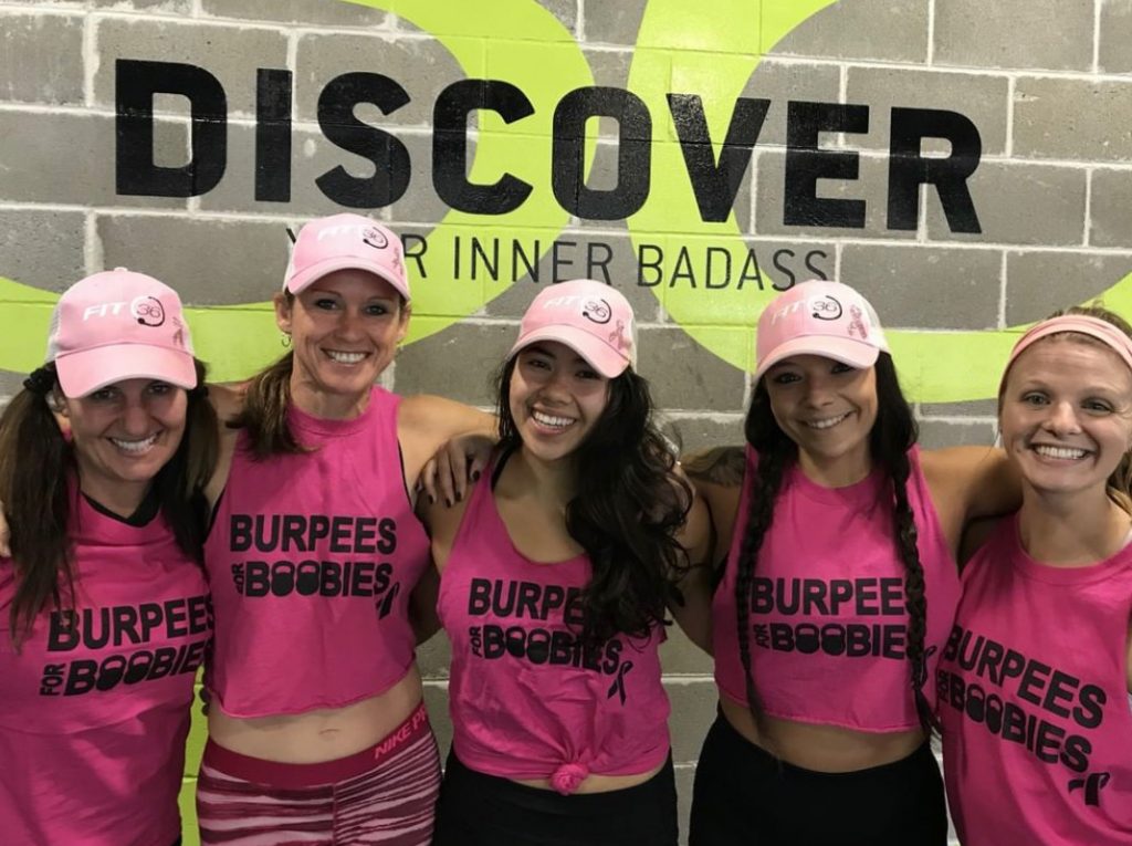 Burpees for Boobies Fit 36 Staff
