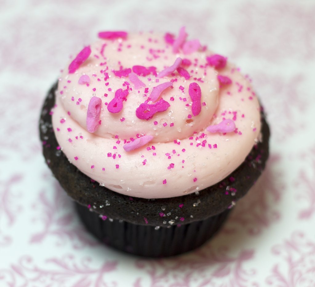 Chicago Fire Pinkdelicious cupcake