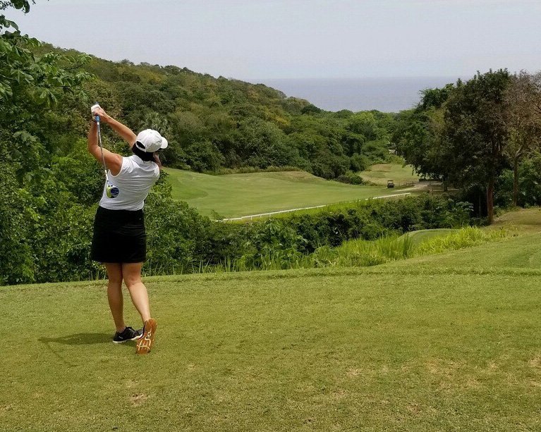 Jenny Weaver Golfing