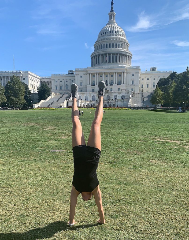 Jenny Weaver Handstand