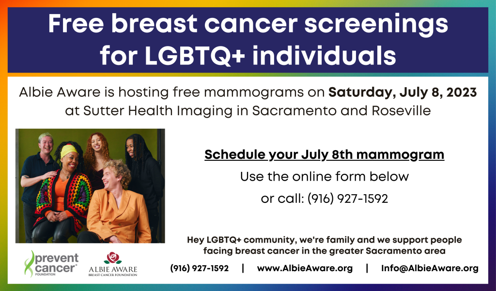 Free breast cancer screening for LGBTQ+ individuals